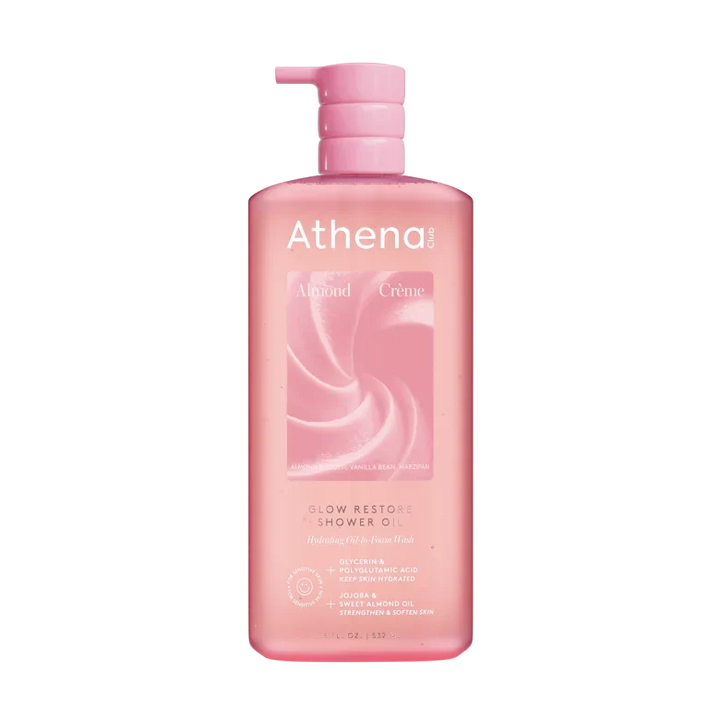 Glow Restore Shower Oil - Almond Creme Refined Perspective Almond Creme Refined Perspective