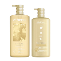 Shower Oil & Lotion Duo - Duo Salted Refined Perspective